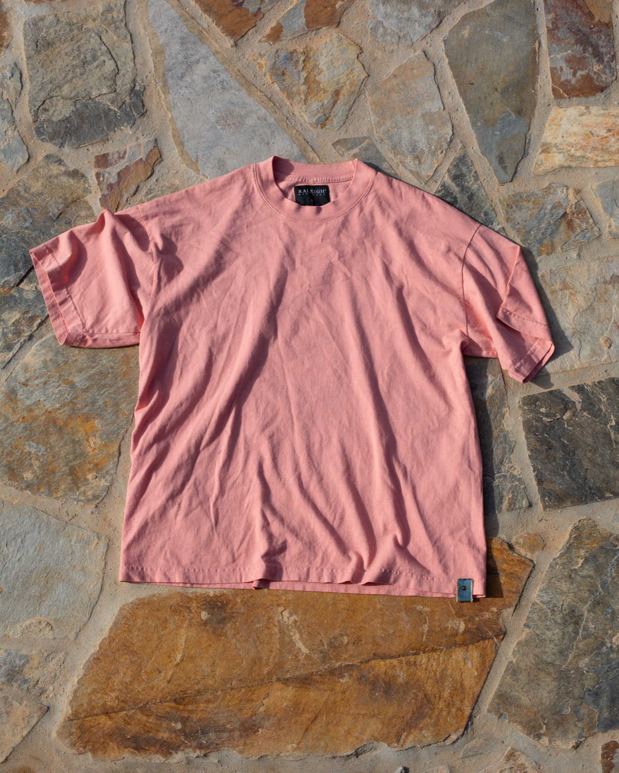 Crew Neck Tab Tee | Sunset