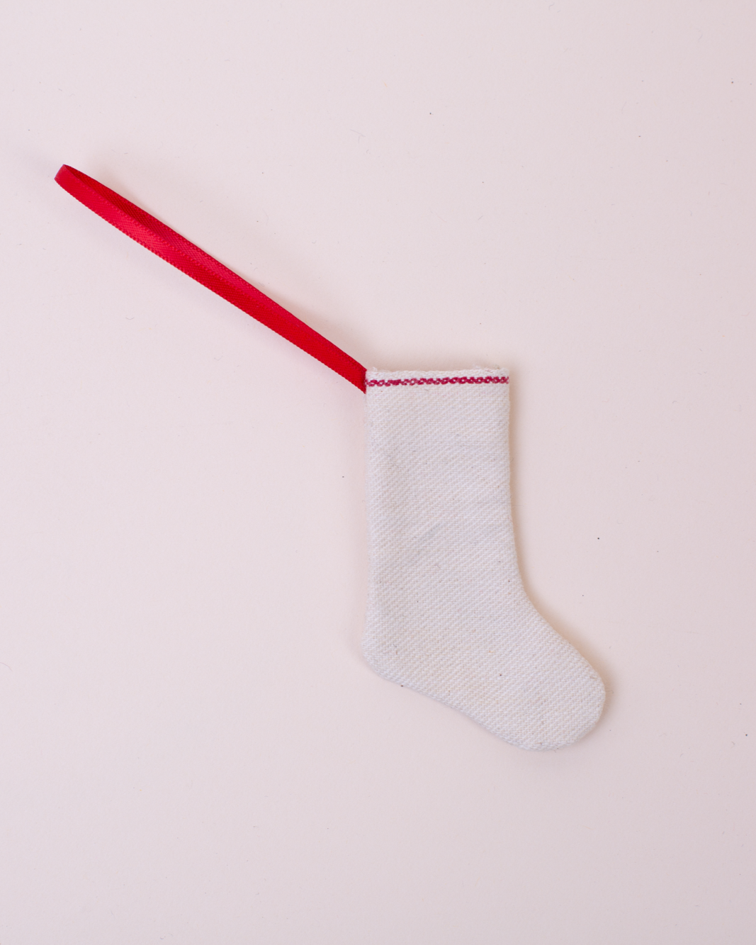 Stocking Ornament | Natural Selvage