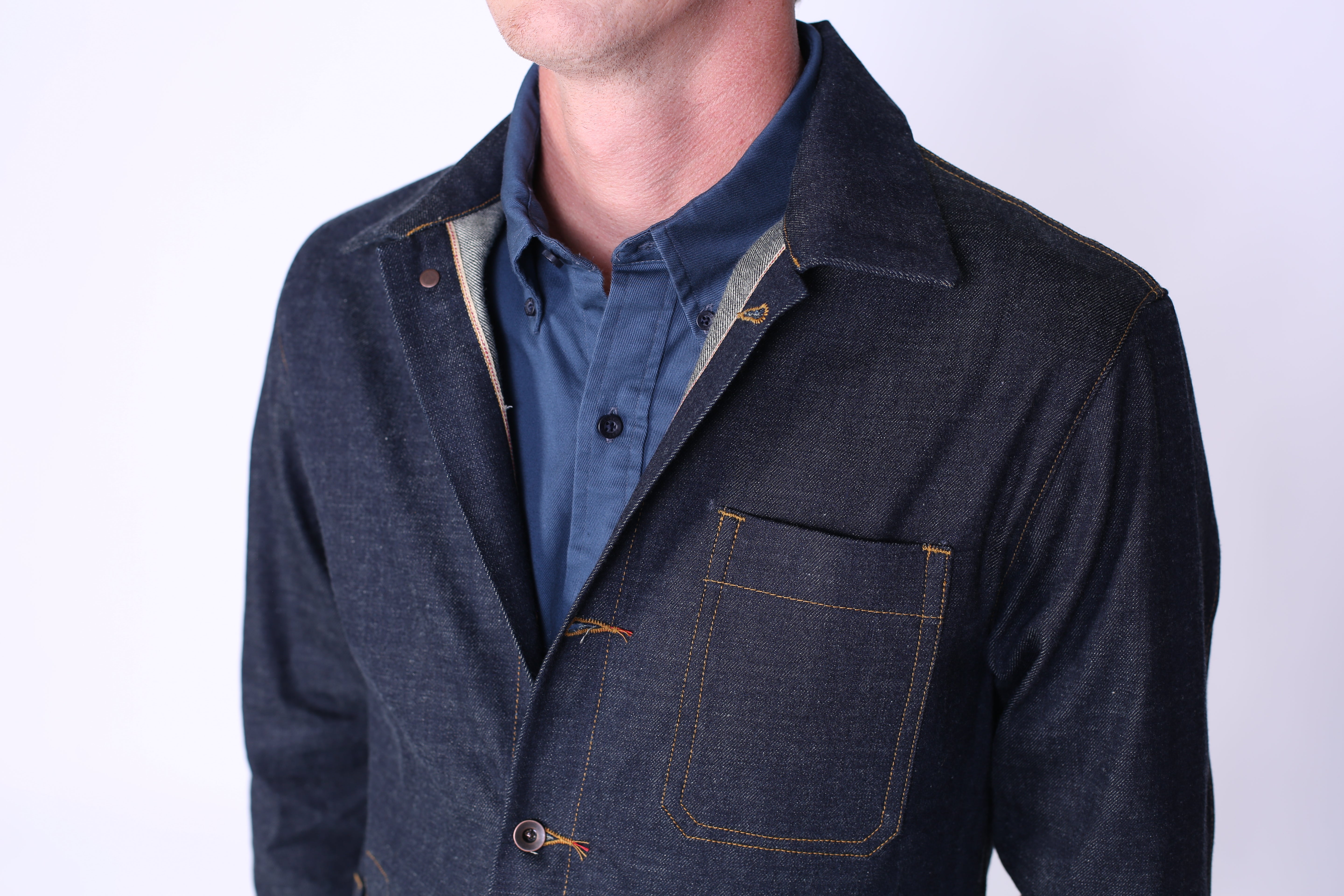 Patch Pocket Chore Coat | OG Selvage Denim
