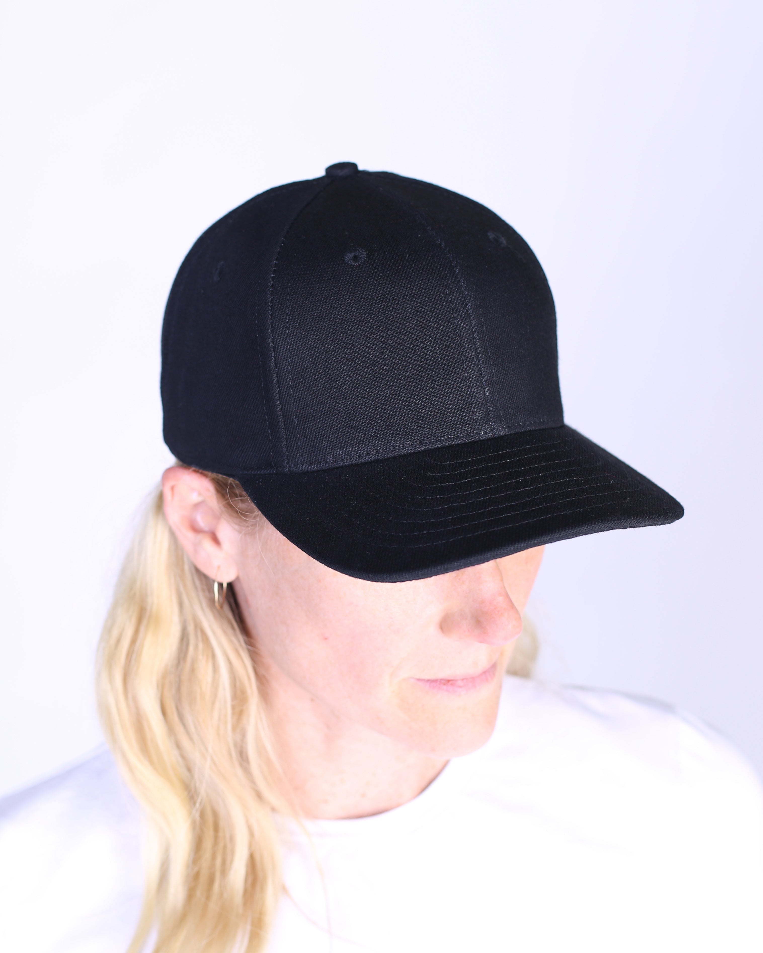 6 Panel Hat | Black Vidalia