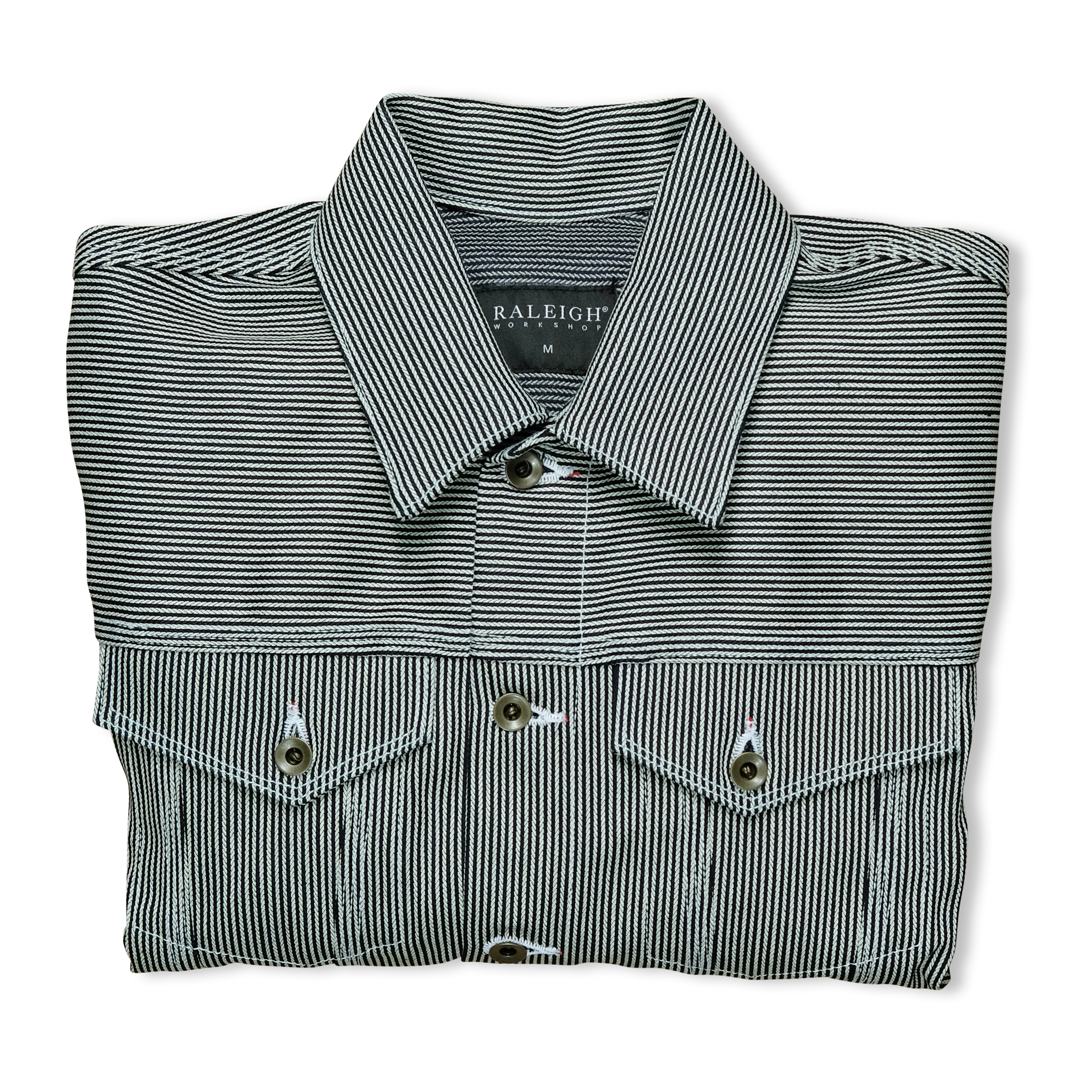 Denim Jacket | Hickory Stripe