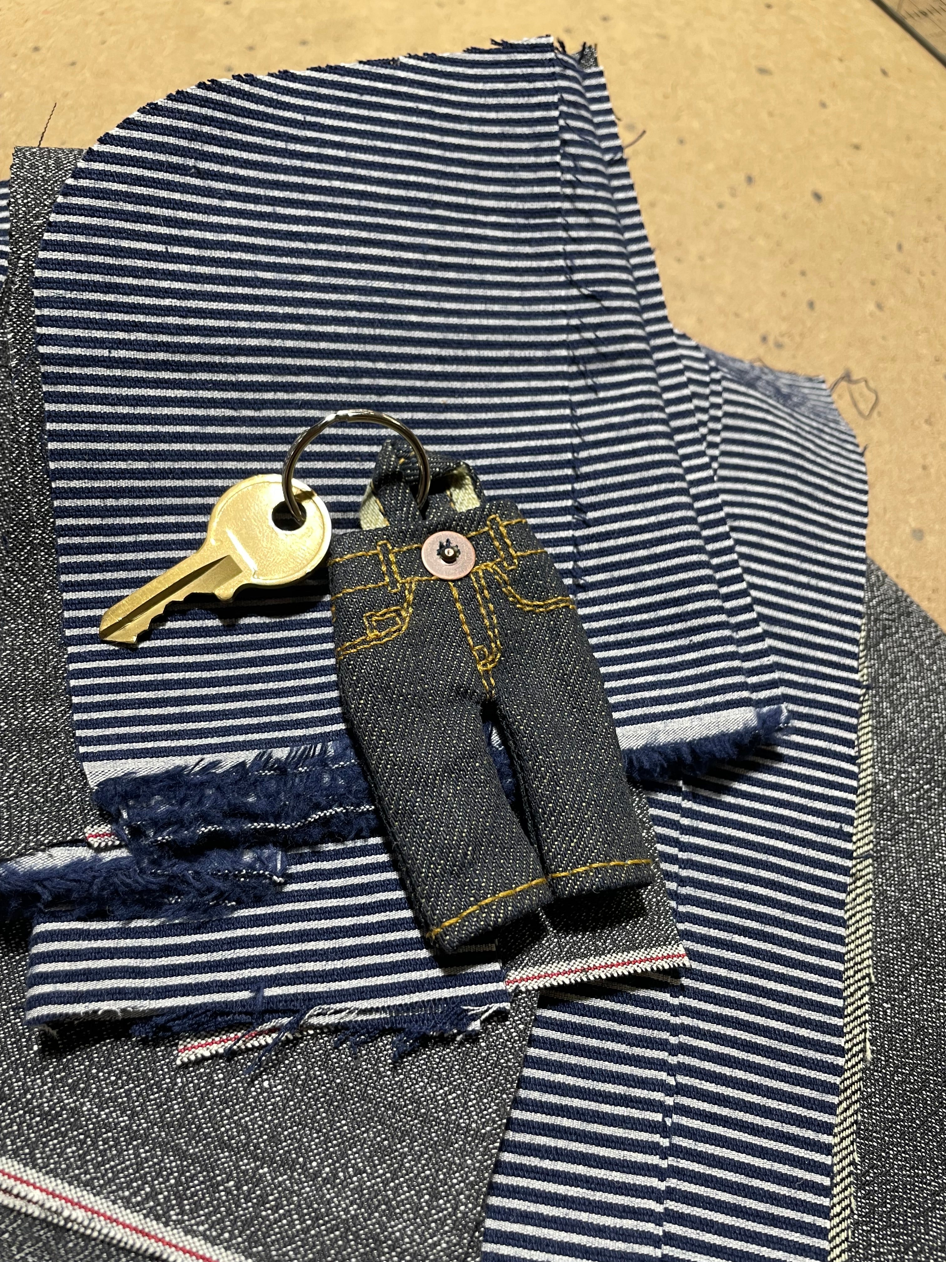 Tiny Pants Keychain | Cone Selvage