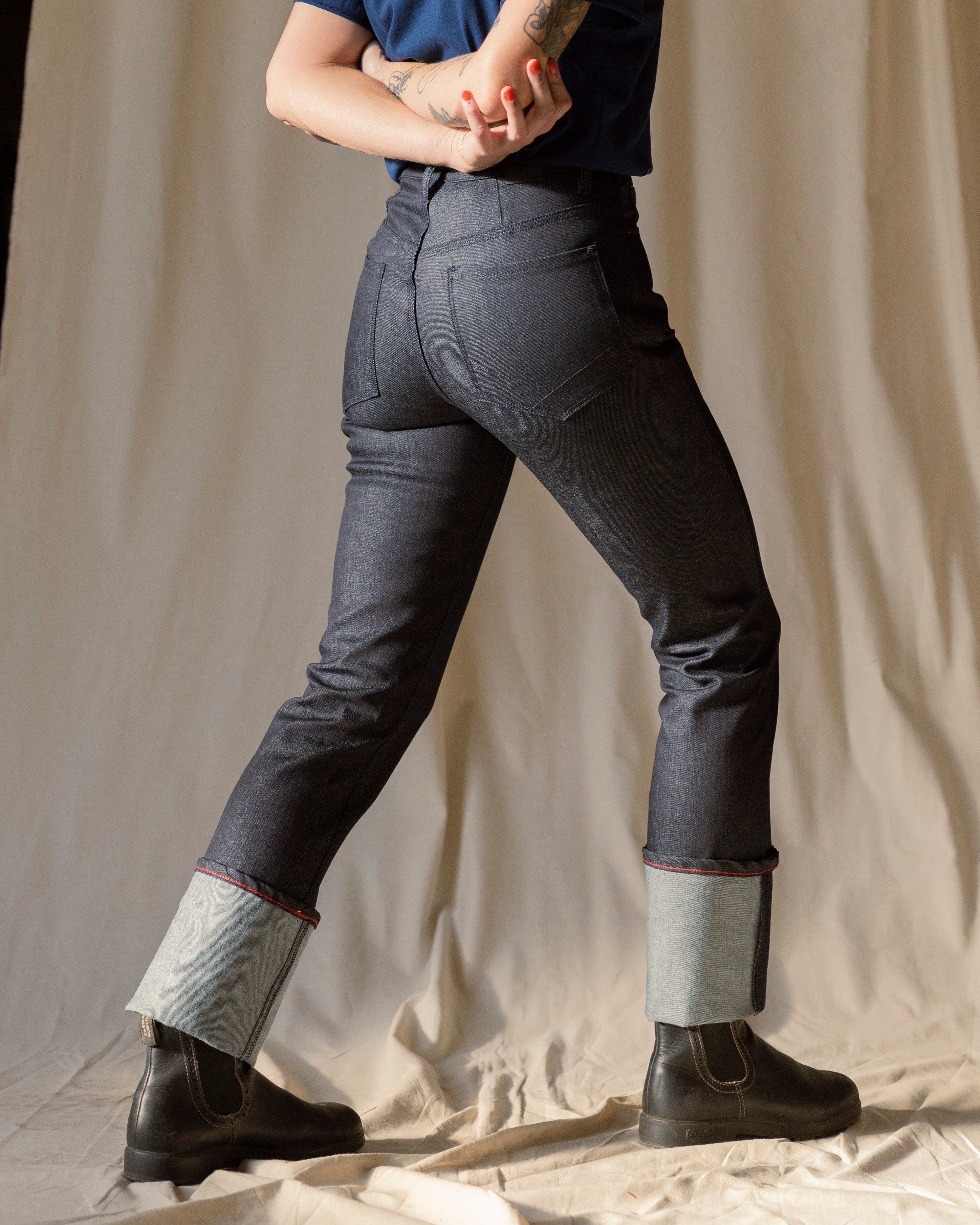 Madison | Raw Stretch | Tonal Stitch