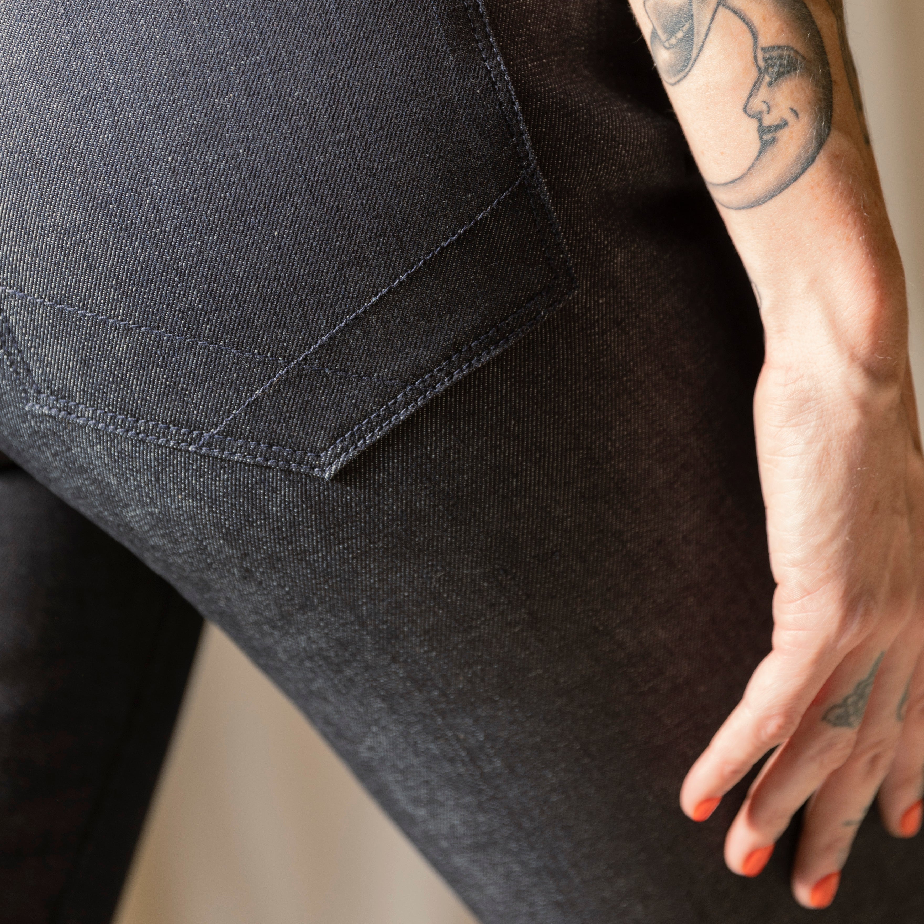 Madison | Raw Stretch | Tonal Stitch