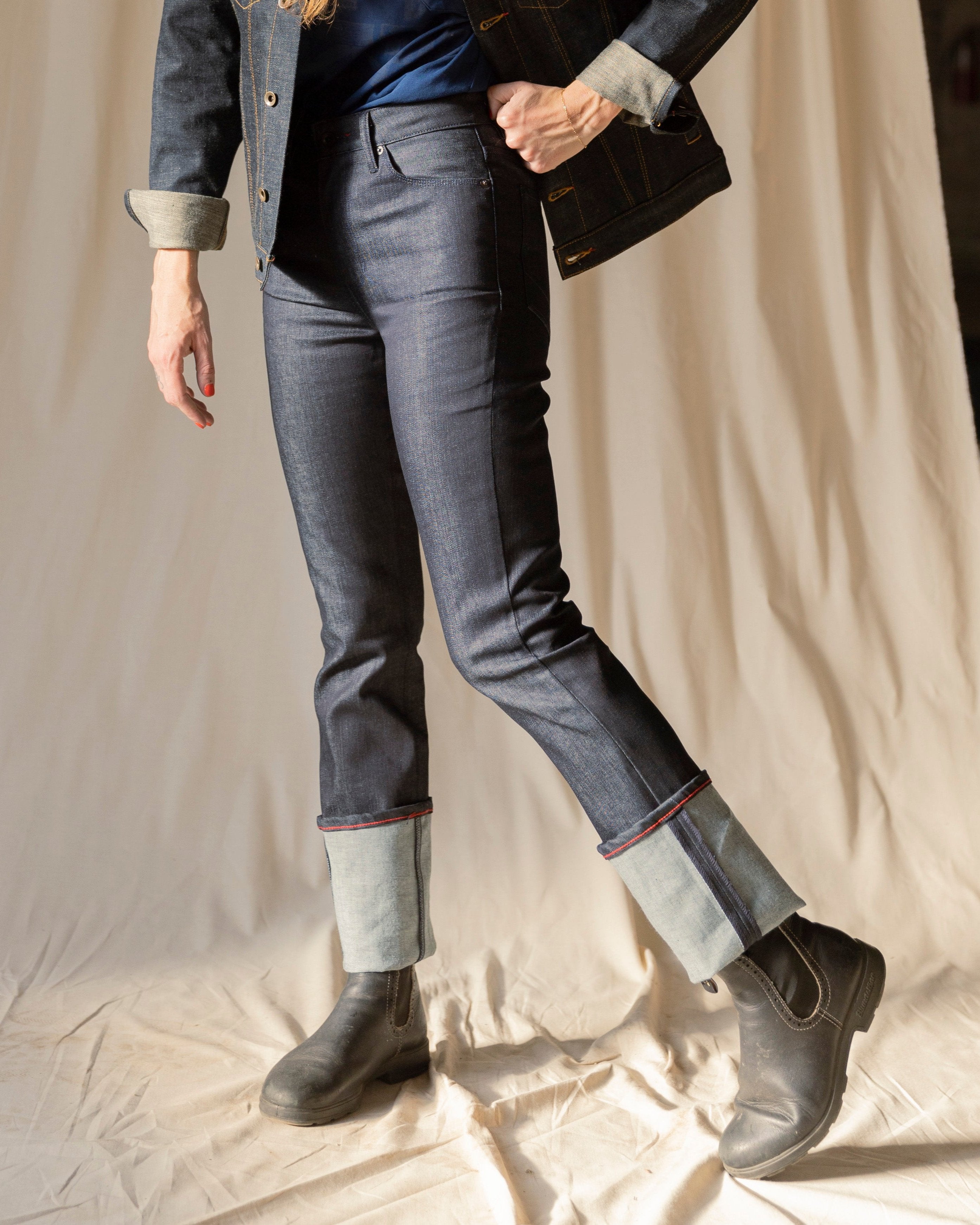 Madison | Raw Stretch | Tonal Stitch