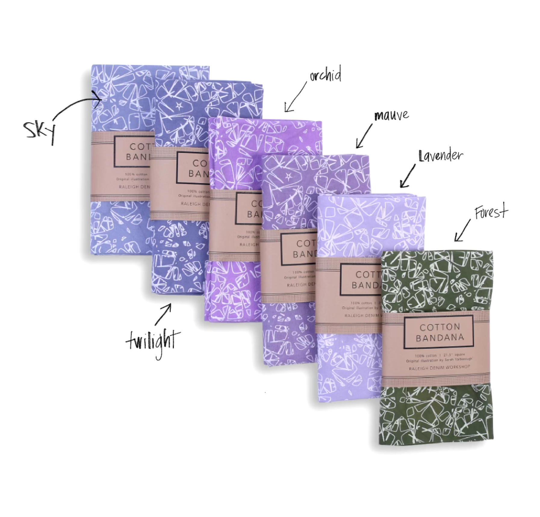 Bandana | Starry Stars - Forest