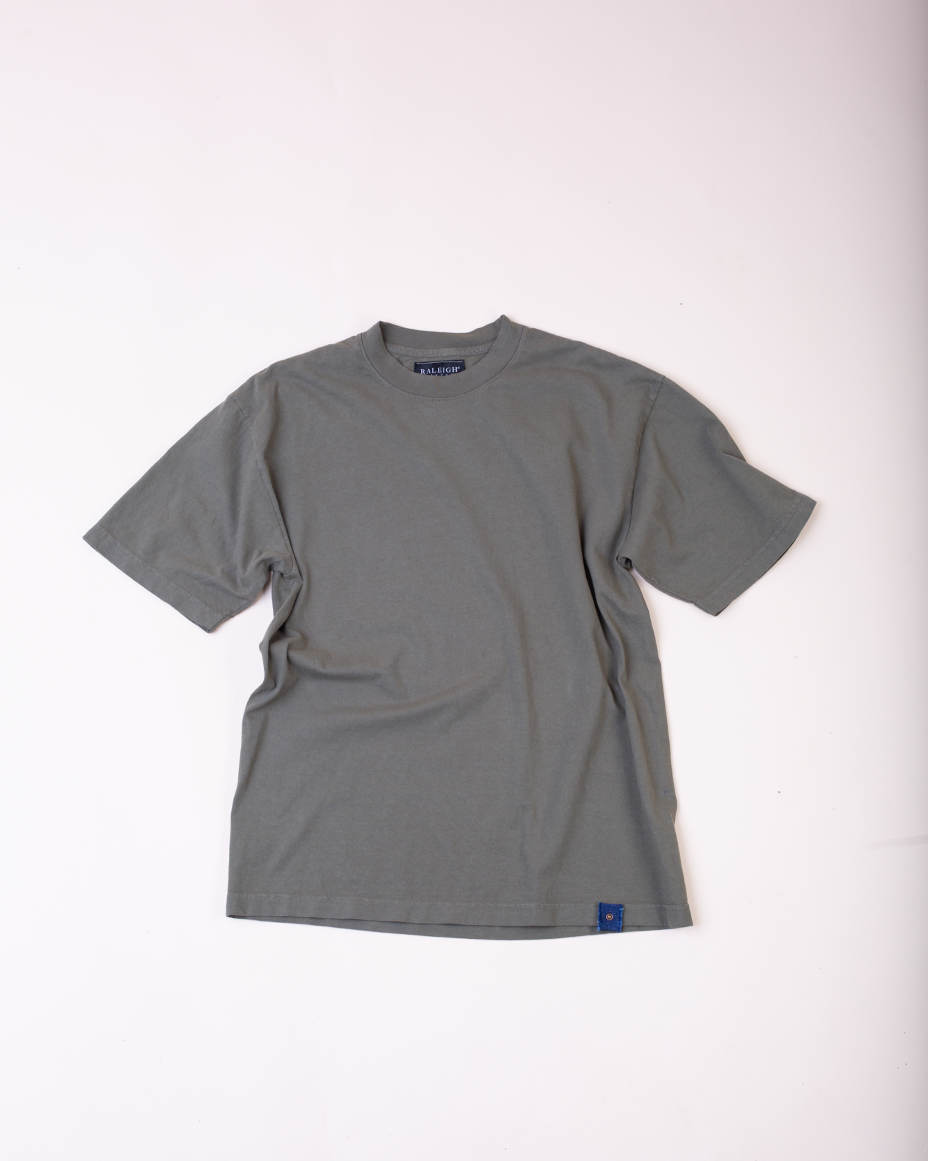 Crew Neck Tab Tee | Army
