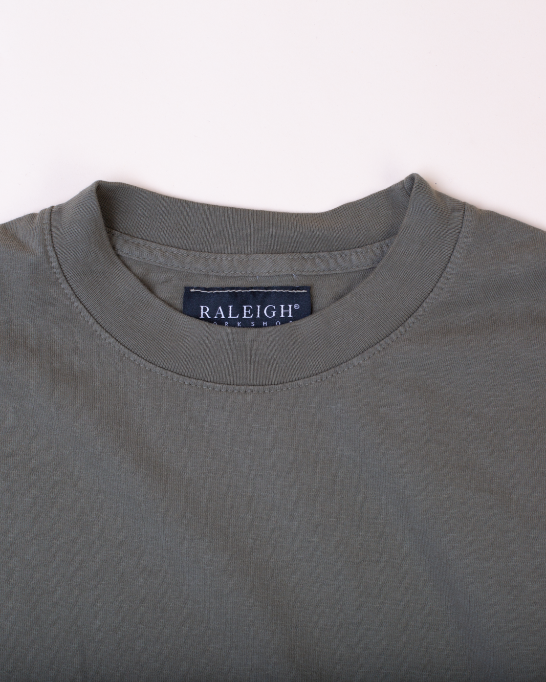 Crew Neck Tab Tee | Army