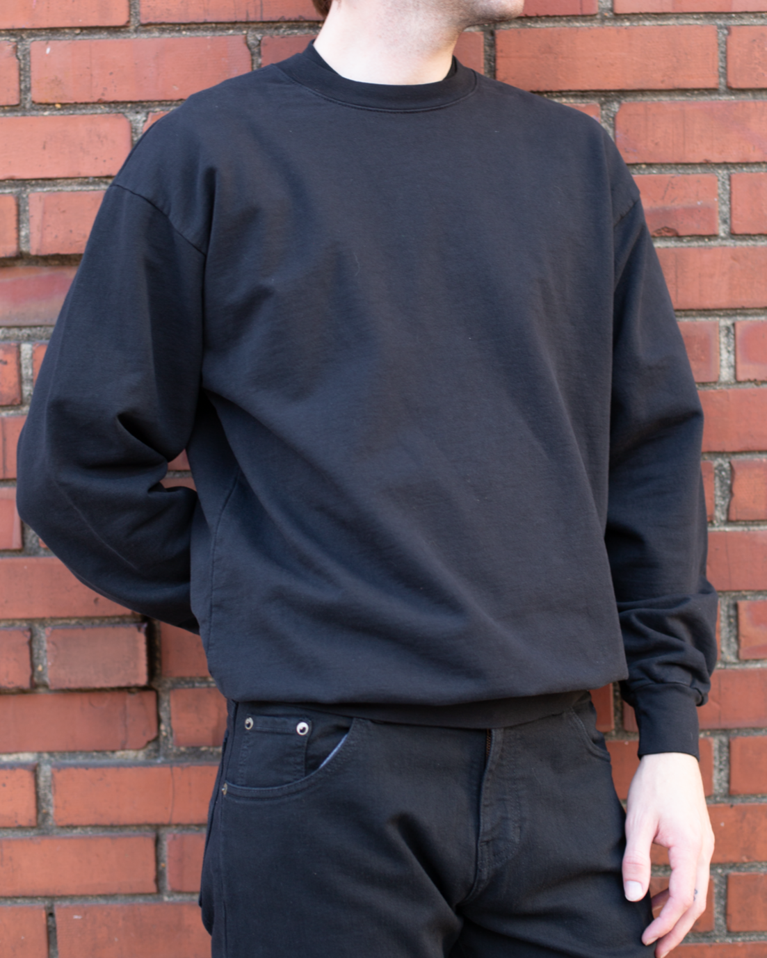 French Terry Jumper | Black