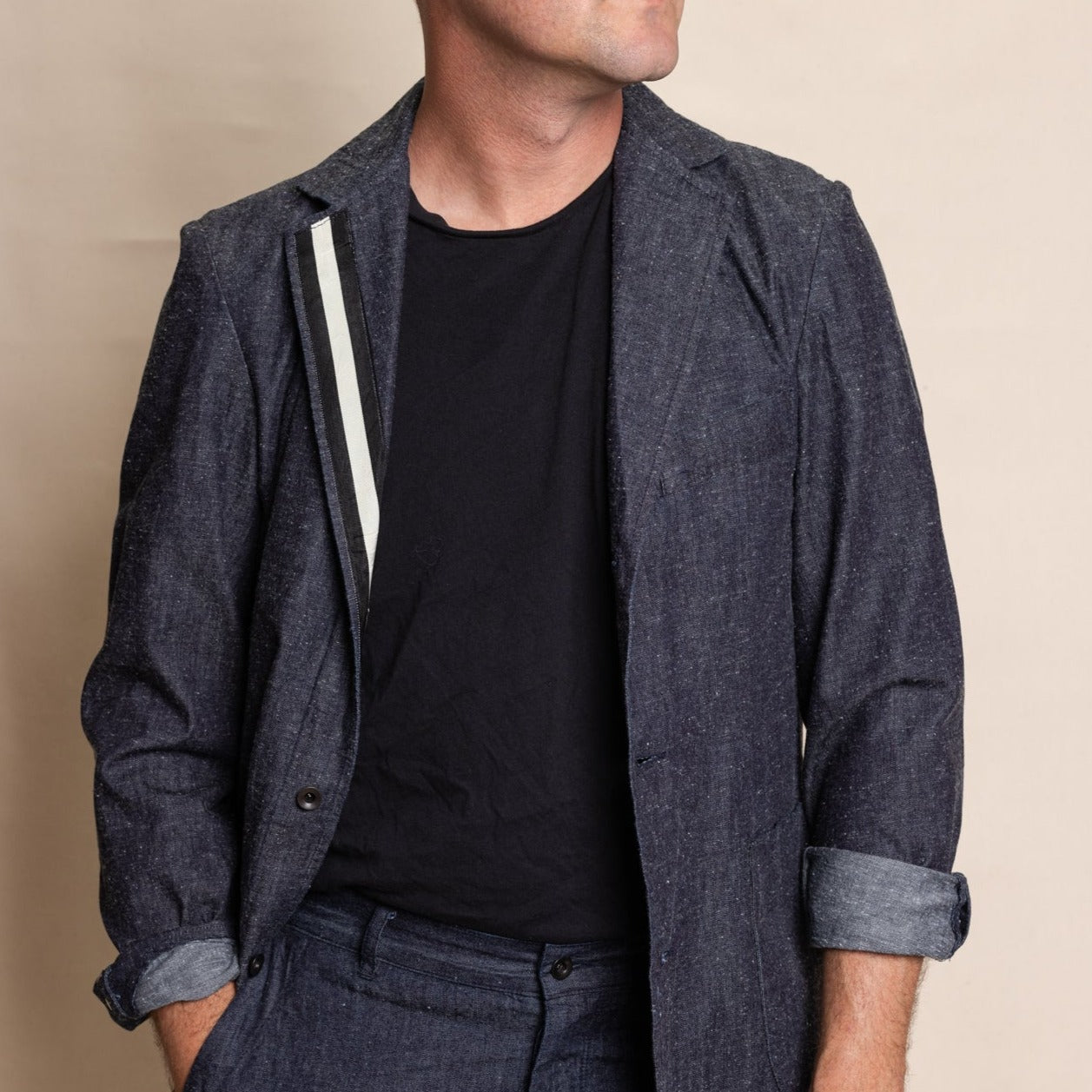 angle hover: Denim Tweed