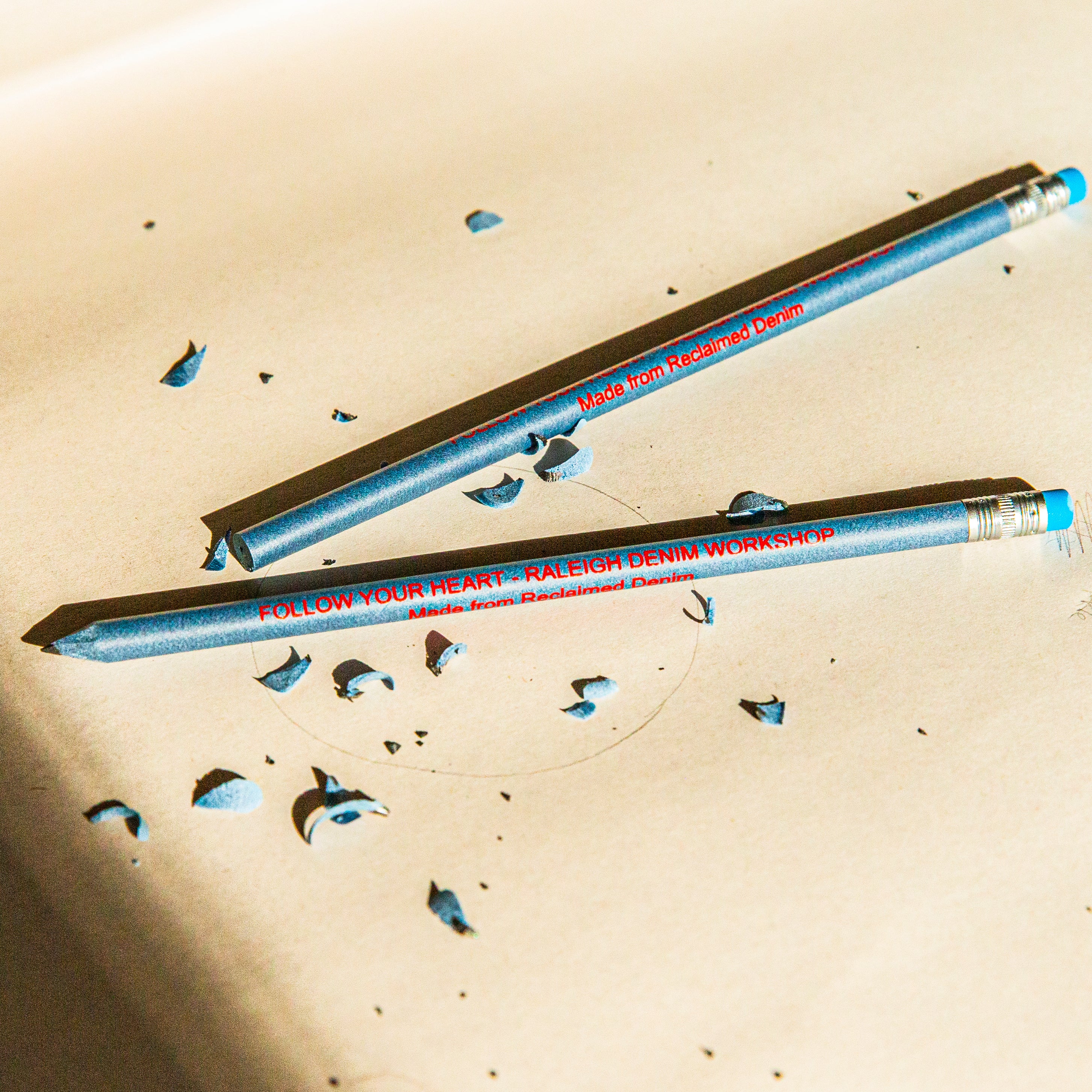 angle hover: RECYCLED DENIM FOLLOW YOUR HEART