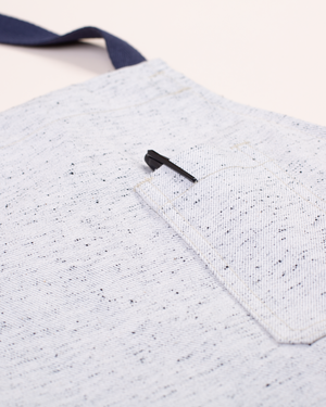 Patch Pocket Apron | Heather Denim