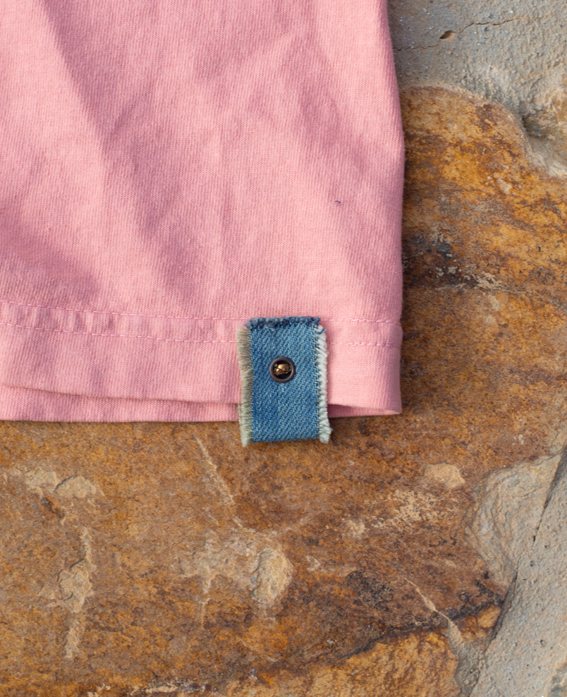 Crew Neck Tab Tee | Sunset