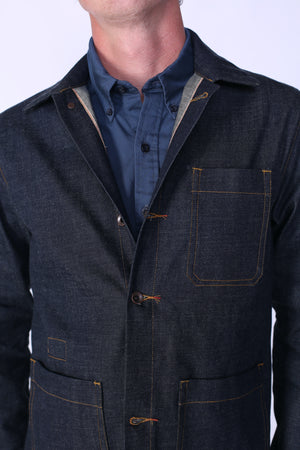 Patch Pocket Chore Coat | OG Selvage Denim