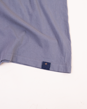 Crew Neck Tab Tee | Charcoal