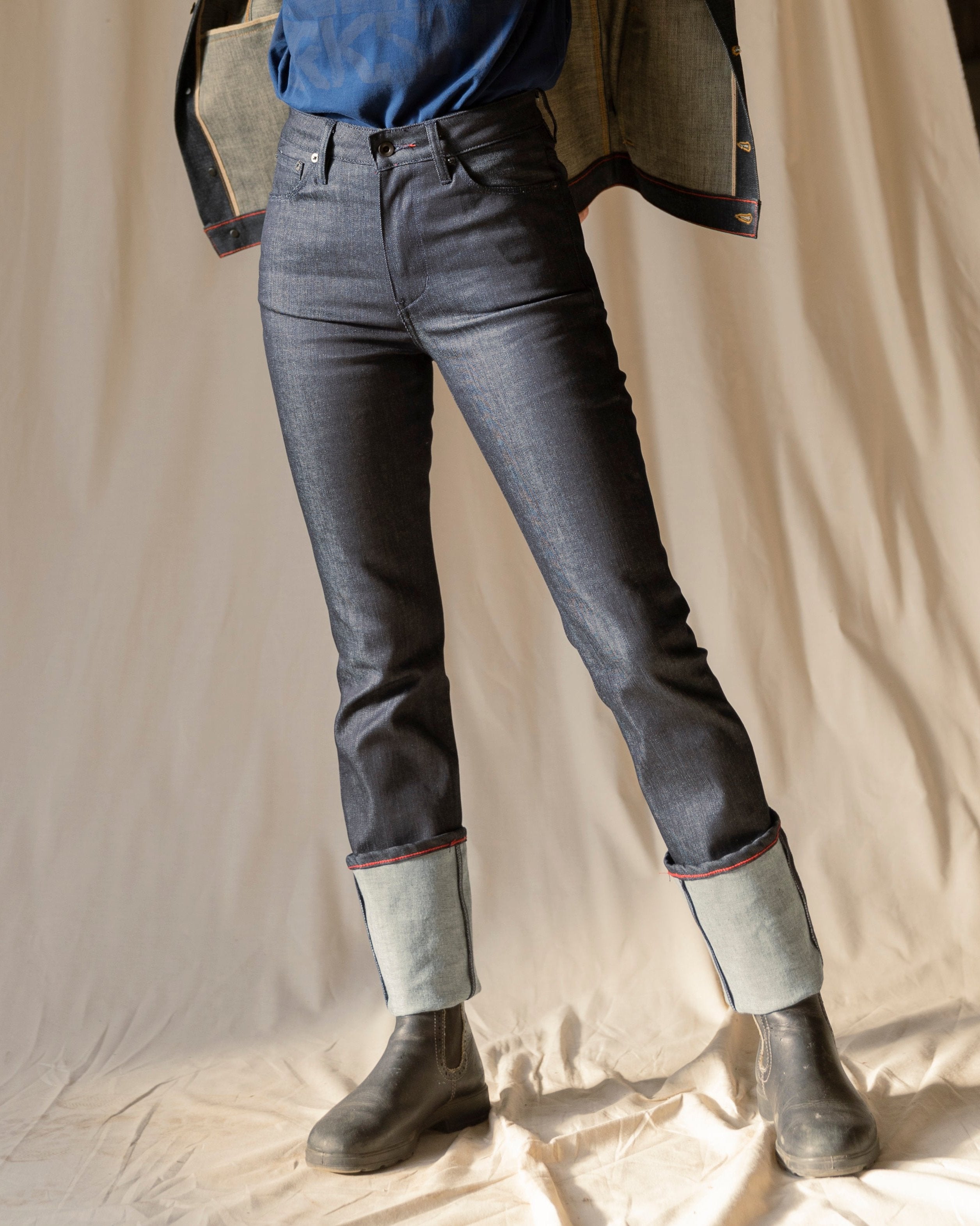 Madison | Raw Stretch | Tonal Stitch