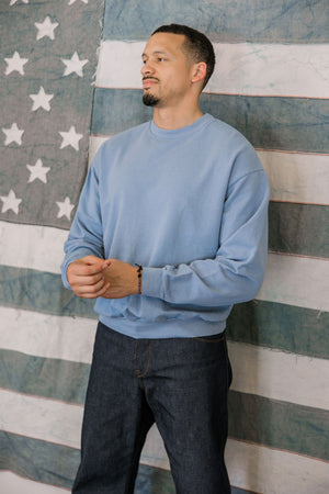 French Terry Jumper | Dolphin Blue