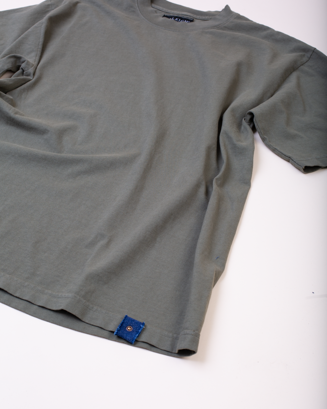 Crew Neck Tab Tee | Army