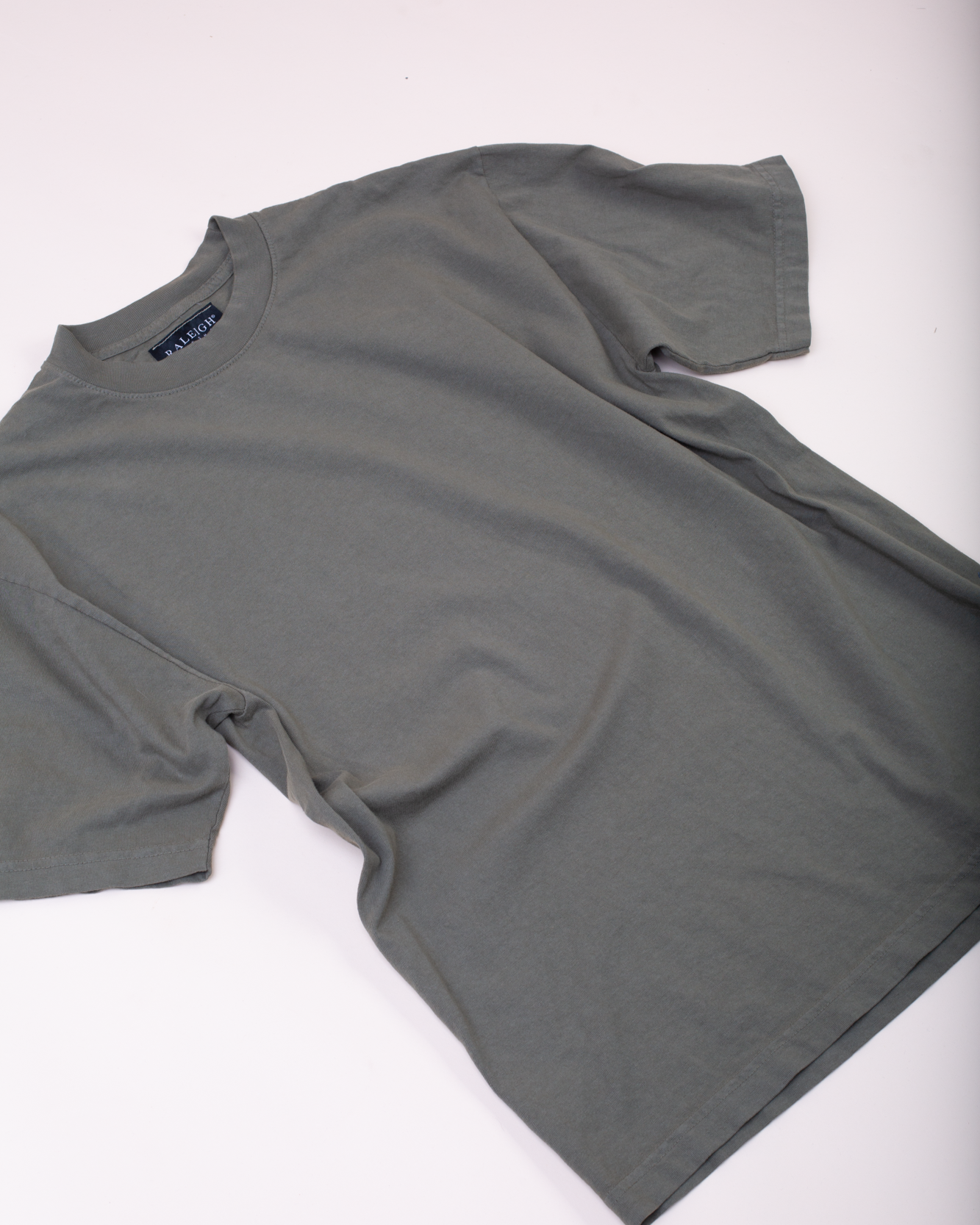 Crew Neck Tab Tee | Army