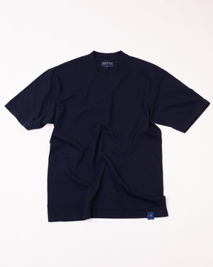 Crew Neck Tab Tee | Black