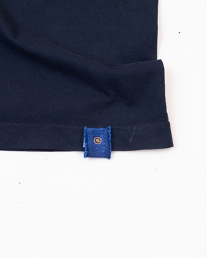 Crew Neck Tab Tee | Black