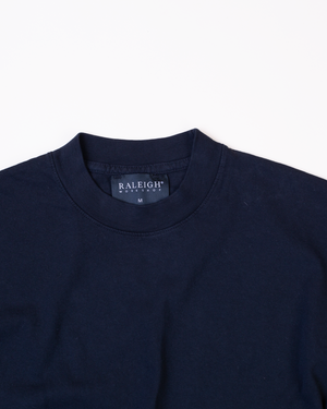 Crew Neck Tab Tee | Black