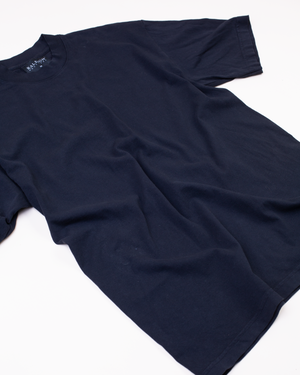 Crew Neck Tab Tee | Black