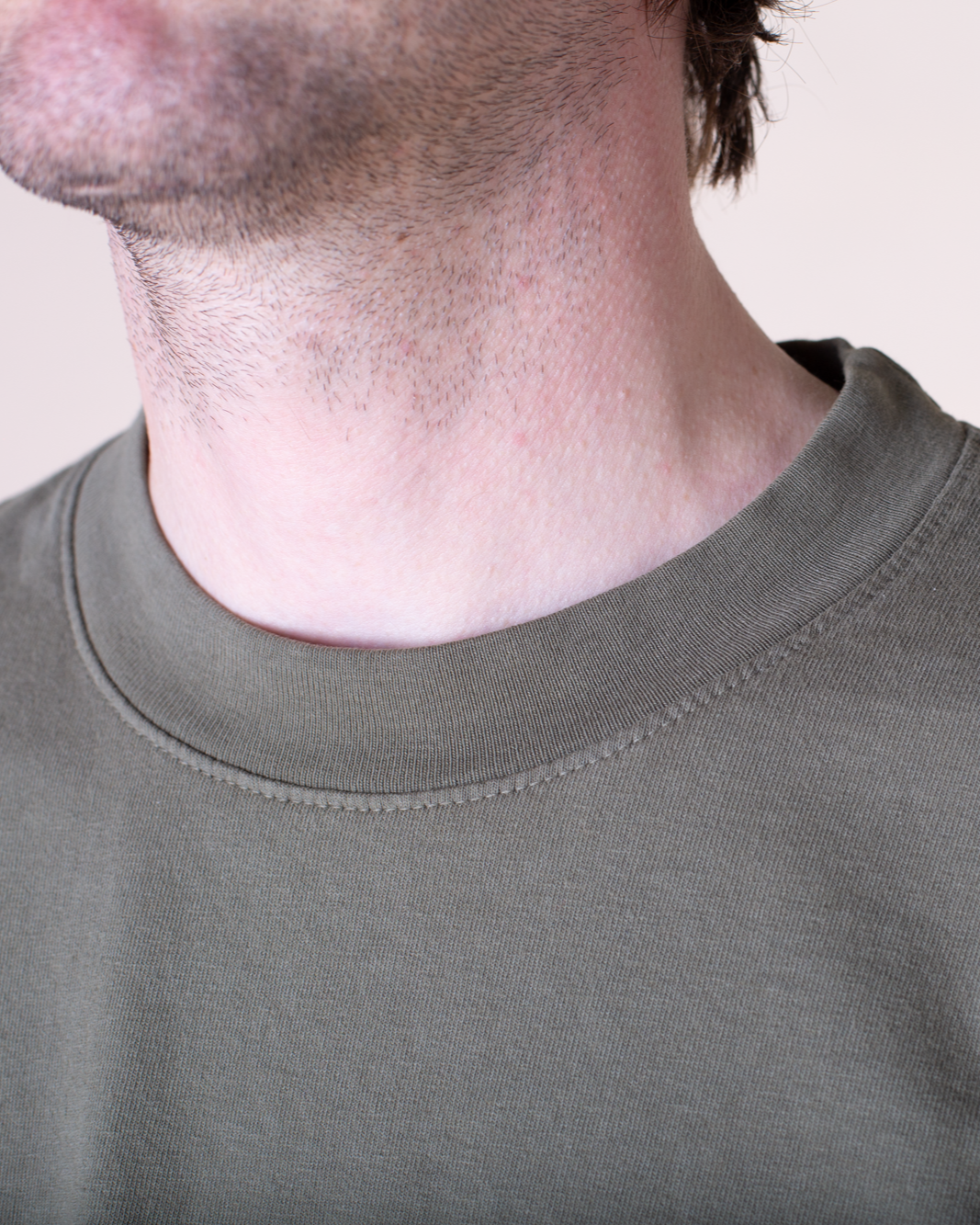Crew Neck Tab Tee | Army