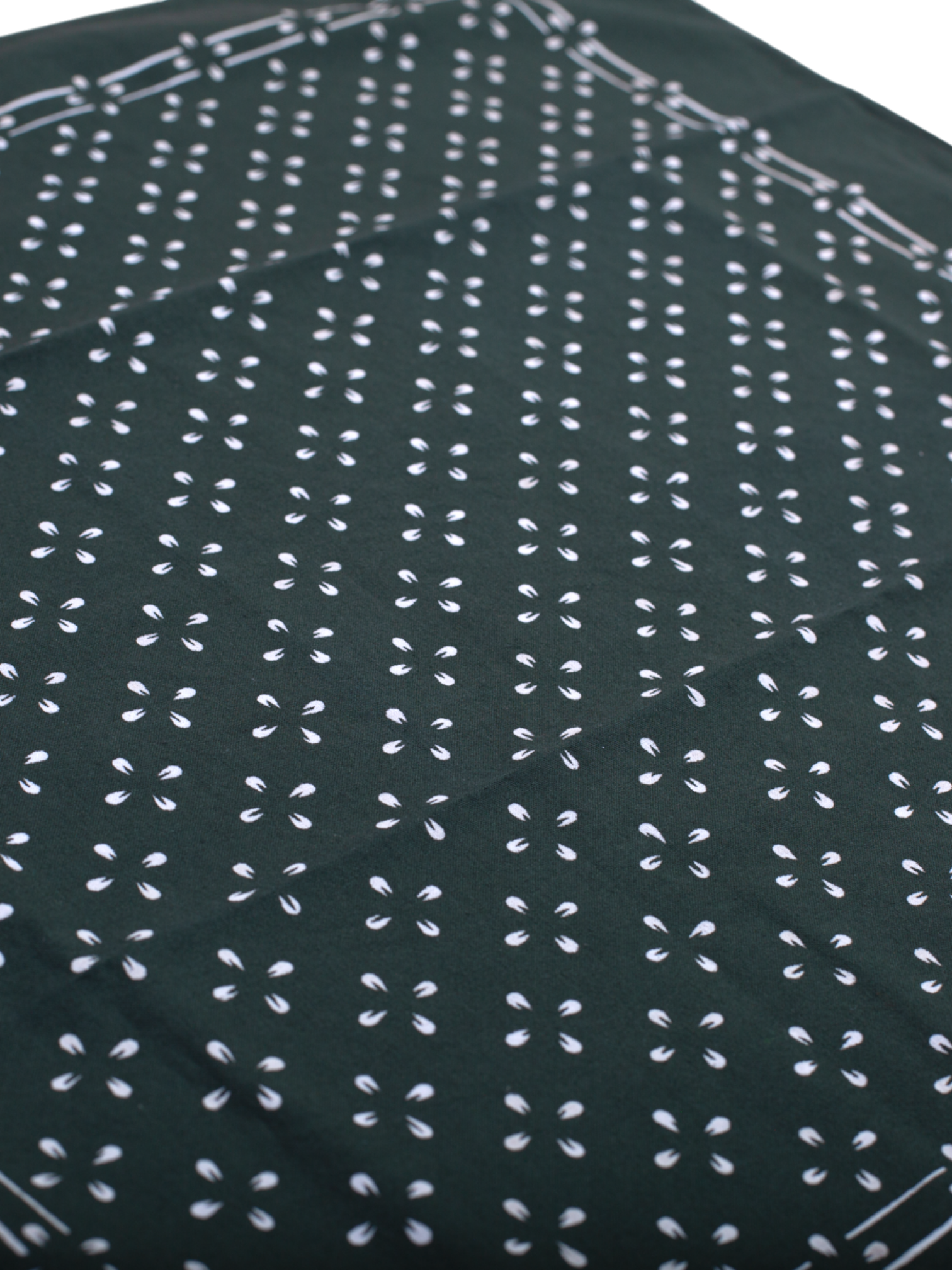 Bandana Flowers Print | Evergreen