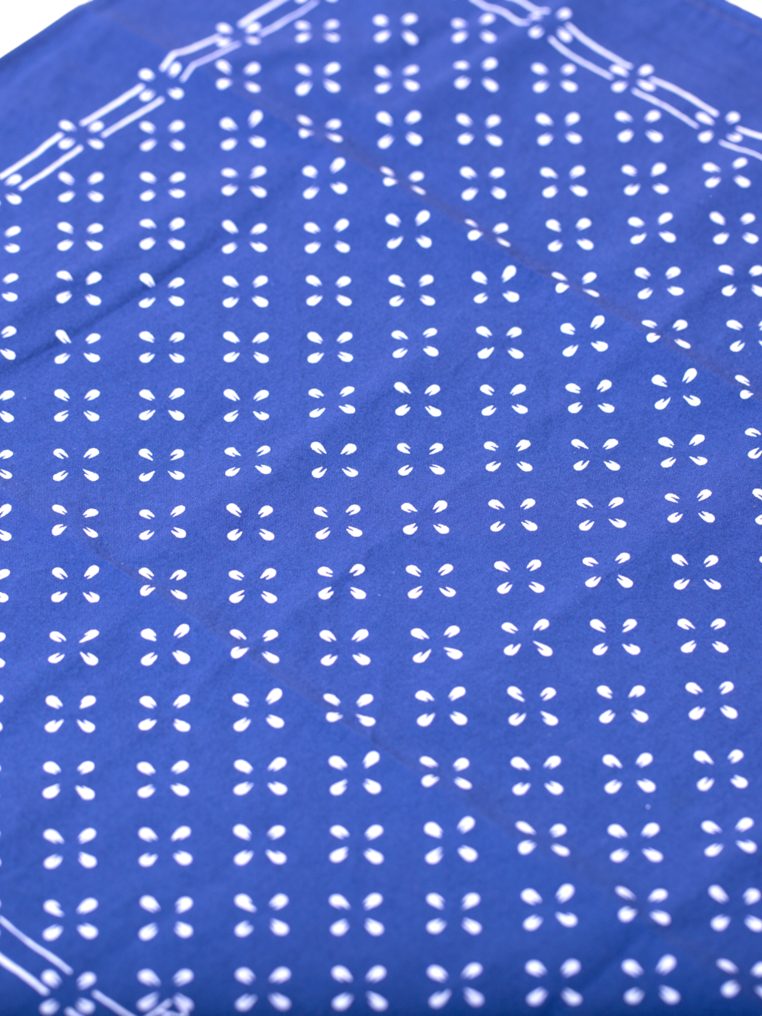 Bandana Flowers Print | Royal