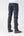 angle: 211 | A model wears Raleigh Denim Workshop Jones thin fit selvage raw jeans, back view